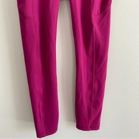LULULEMON  Invigorate High-Rise Crop 23" Magenta Purple Size 2 - Picture 10 of 13